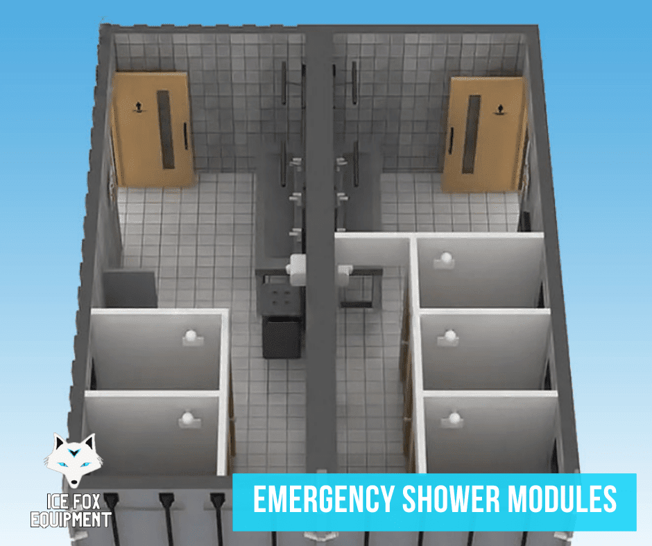 emergency shower modules